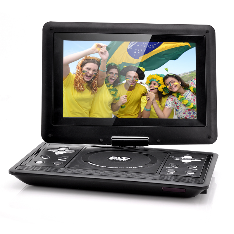 10.1" LCD Portable DVD Player Gaming, Copy Fun, 270 Degree Swivel