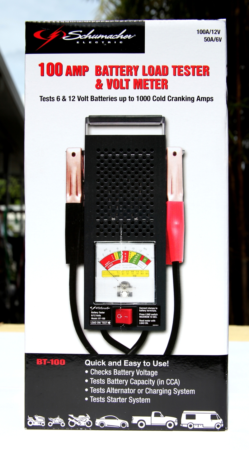 Schumacher 100 AMP Battery Load Tester & Volt Meter BT100 eBay