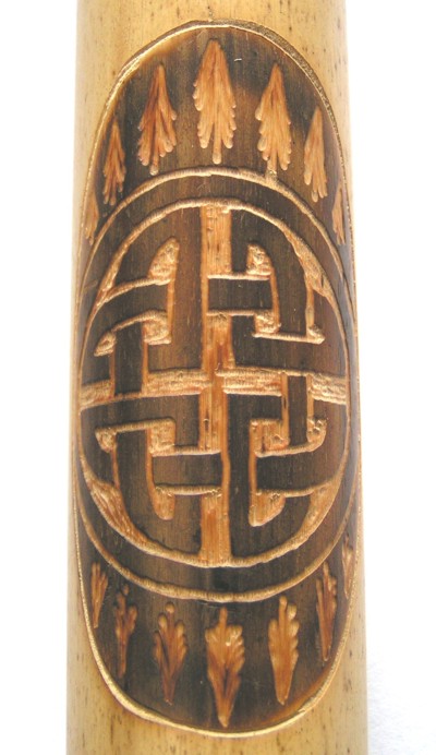Celtic Carving by Leo the Flutemaker, Wildartisans.com