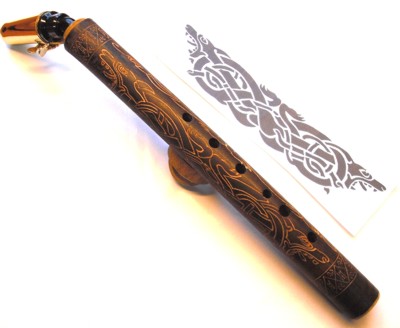 Celtic Dragon by Leo the Flutemaker, Wildartisans.com