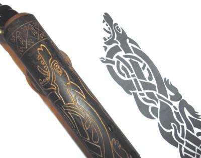 Celtic Dragon by Leo the Flutemaker, Wildartisans.com 3