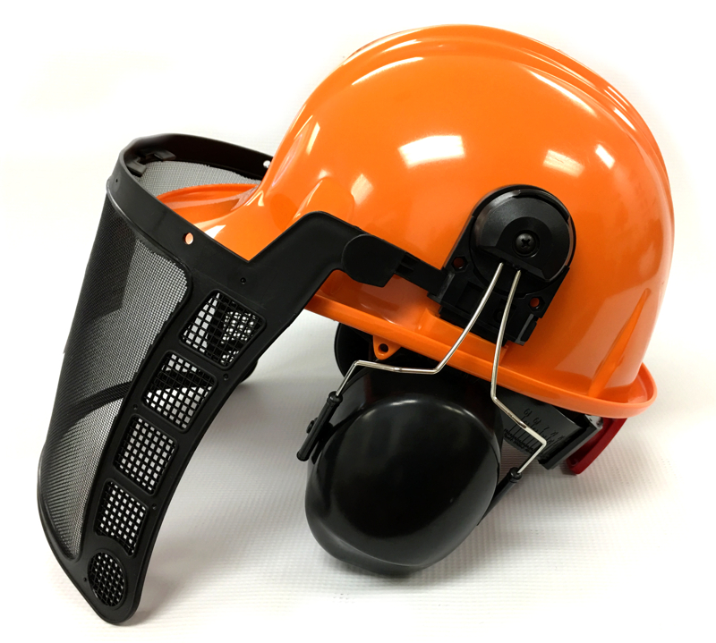 Forestry Helmet Safety System Chainsaw Helmet, Face Shield, Ear Muffs