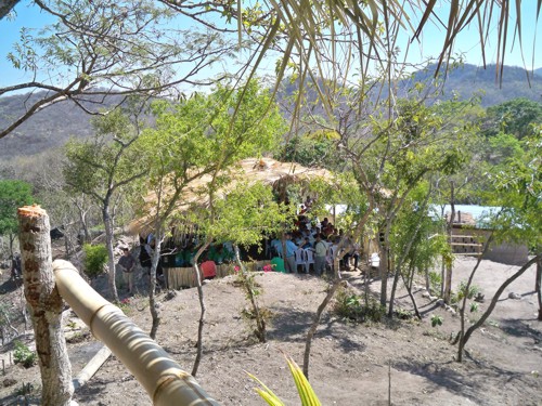 Vista del lugar de reuniones