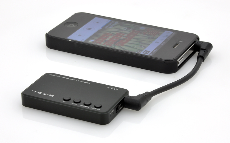 Portable Headphone Amplifier "SAP7" EQ Adjustment, BuiltIn Battery