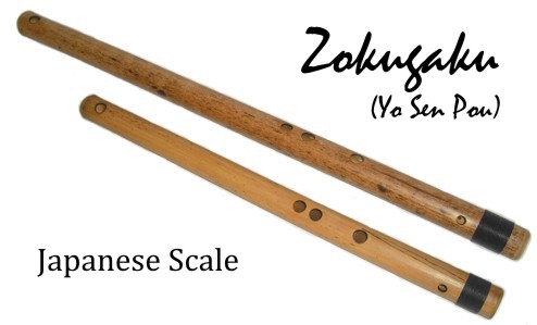 Zokugaku Flute, Japanese Scale