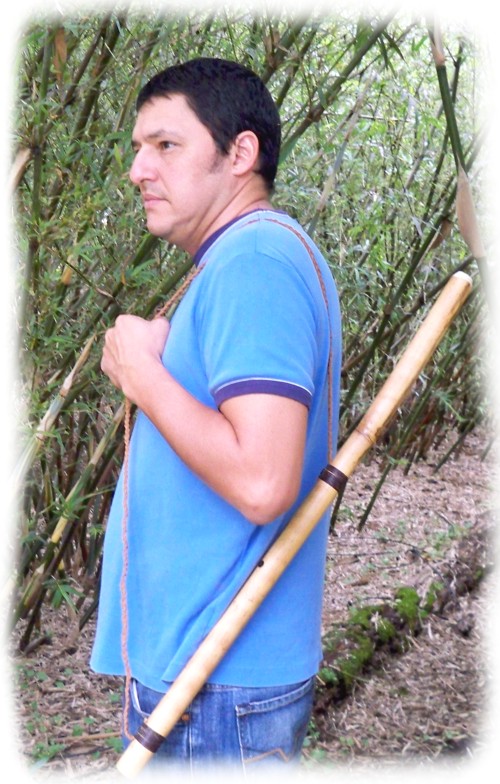 Strap to hold the flute