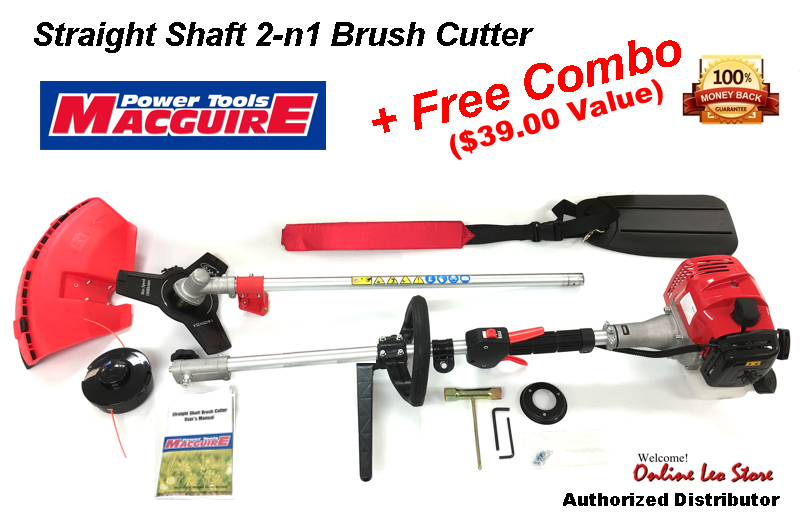 Straight Shaft 2in1 Brush Cutter + 39.00 Free Combo eBay